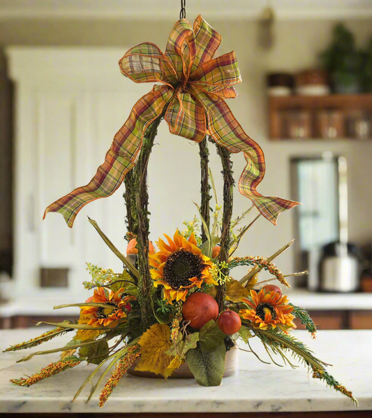 Sunflower Moss Lantern